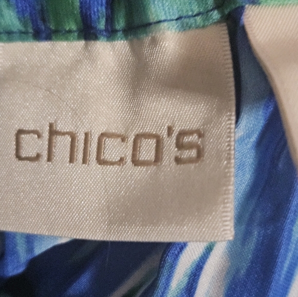 Chico accordion style midi to maxi skirt size 3 = large see pics - Picture 7 of 14